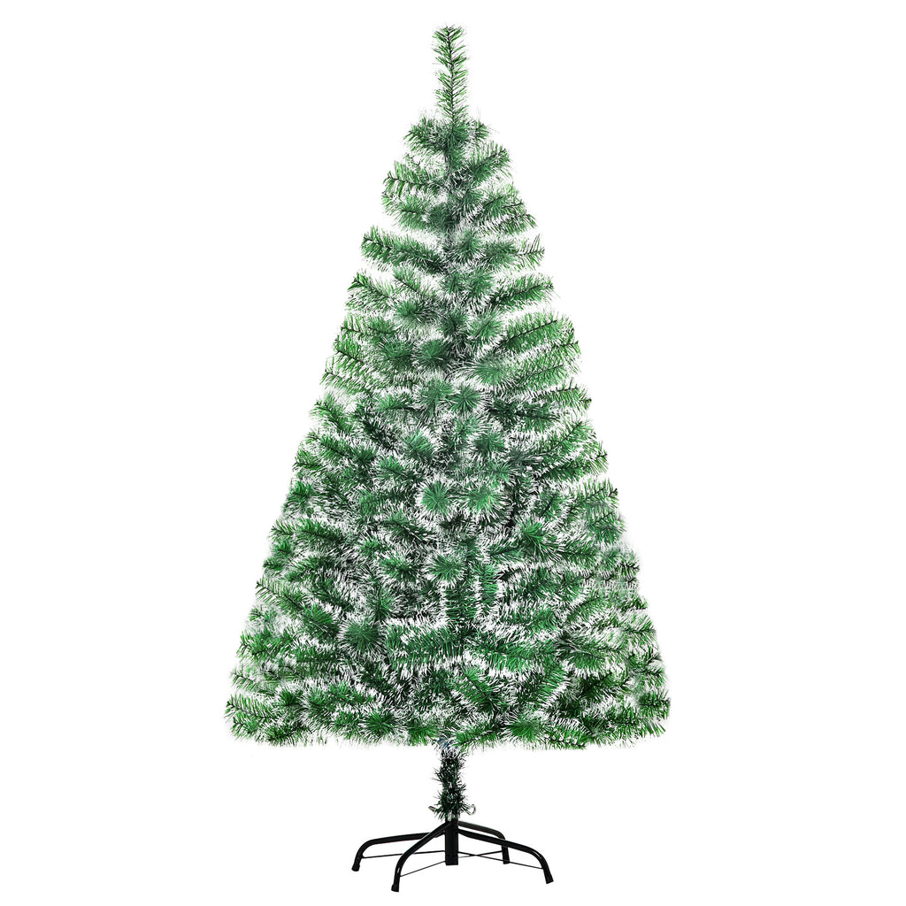 Arbre de Noël artificiel scène de neige Ø 75 x 150H cm 416 Réplique d'une branche d'épine Nordmann Grand Réalisme-0