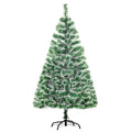 Arbre de Noël artificiel scène de neige Ø 75 x 150H cm 416 Réplique d'une branche d'épine Nordmann Grand Réalisme-0