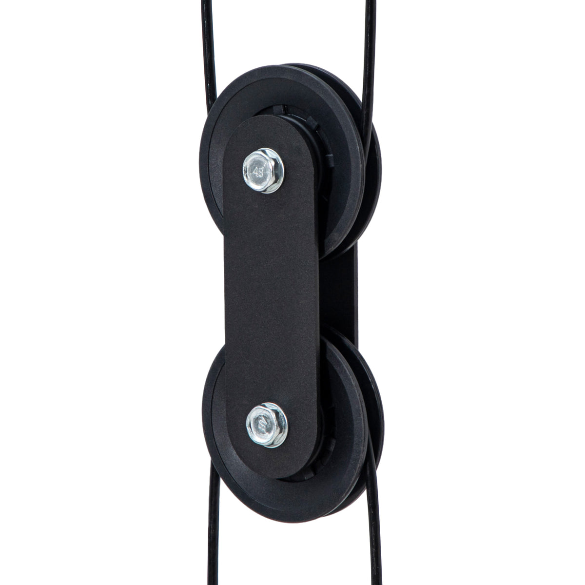 Appareil de musculation double poulie vis à vis crossover, charge libre 2 x 50kg dim. 245L x 85l x 207H cm-8