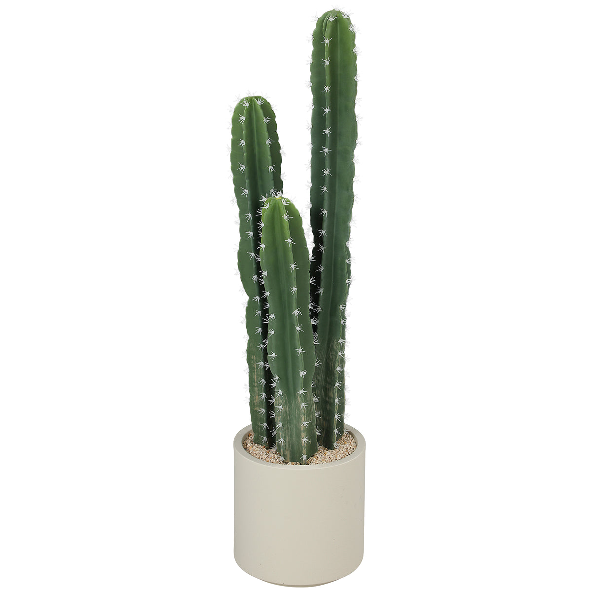 Cactus Artificiel 95 cm, Plante Artificielle en Pot, Tiges Réglables, Grand Réalisme, pour Maison et Bureau, Vert-0