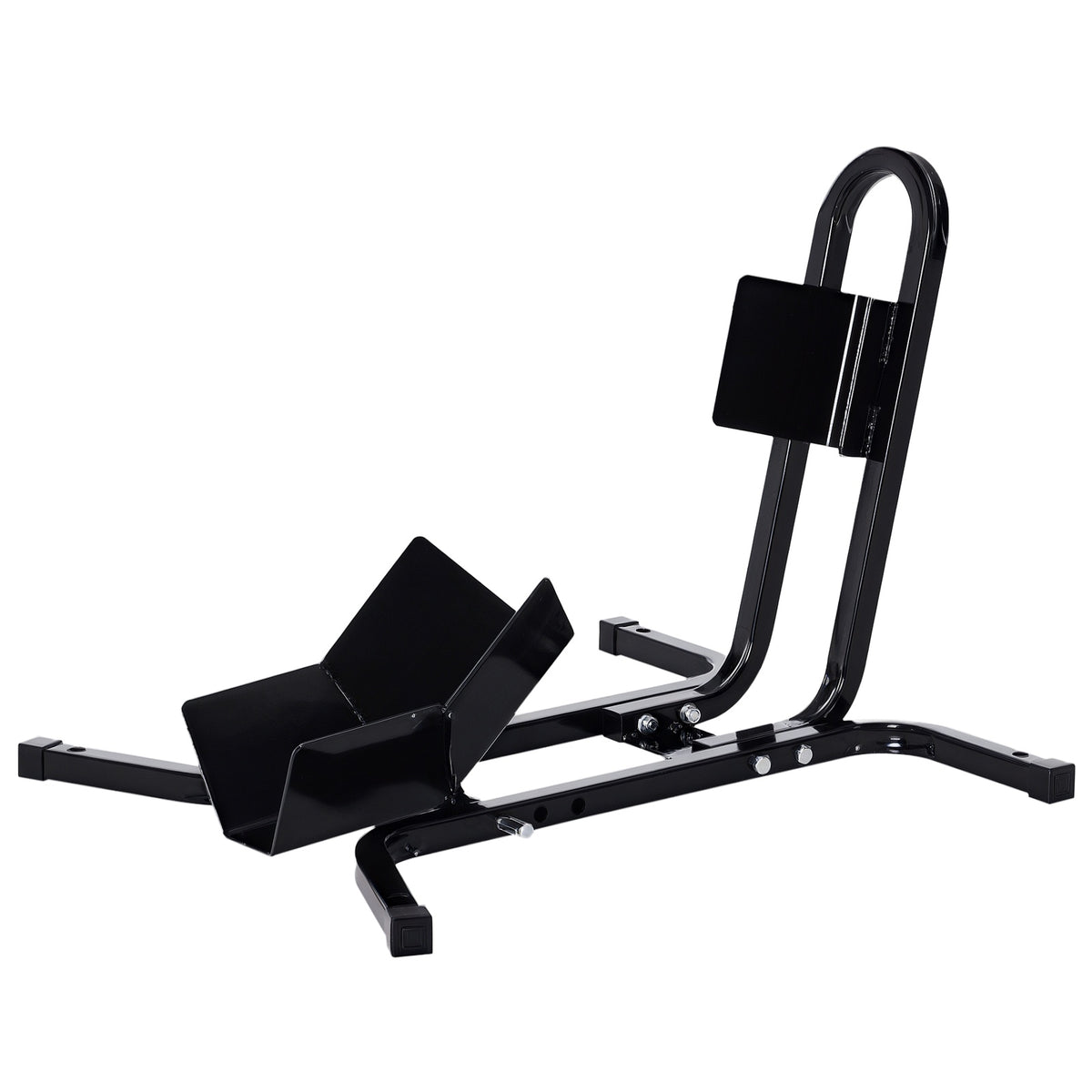 Lève Moto Béquille d'Atelier Support Roue Moto Support Béquille Moto - Bloque Roue 17 à 21 Pouces Métal Époxy Noir-0