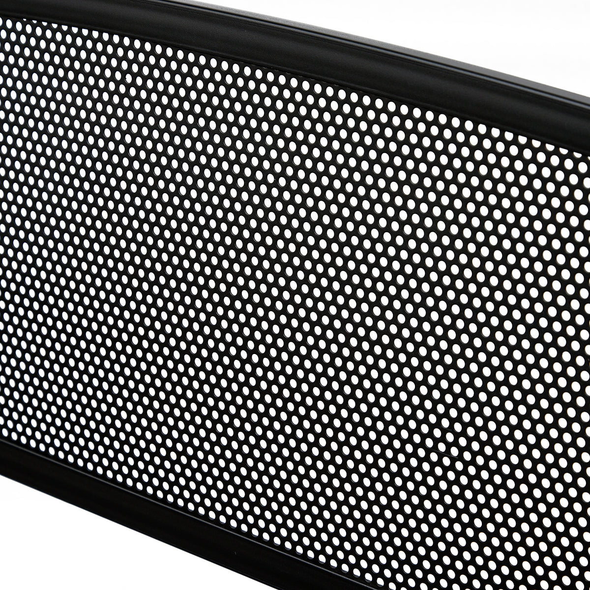 Banc 3 Places de Jardin terrasse Style Contemporain 127L x 60l x 87H cm métal époxy anticorrosion Noir-6