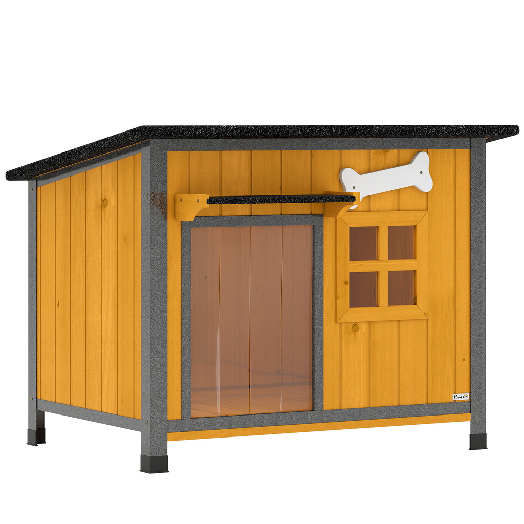 Niche pour chien extérieure résistante aux intempéries cabane pour chien avec plancher amovible-0