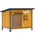 Niche pour chien extérieure résistante aux intempéries cabane pour chien avec plancher amovible-0