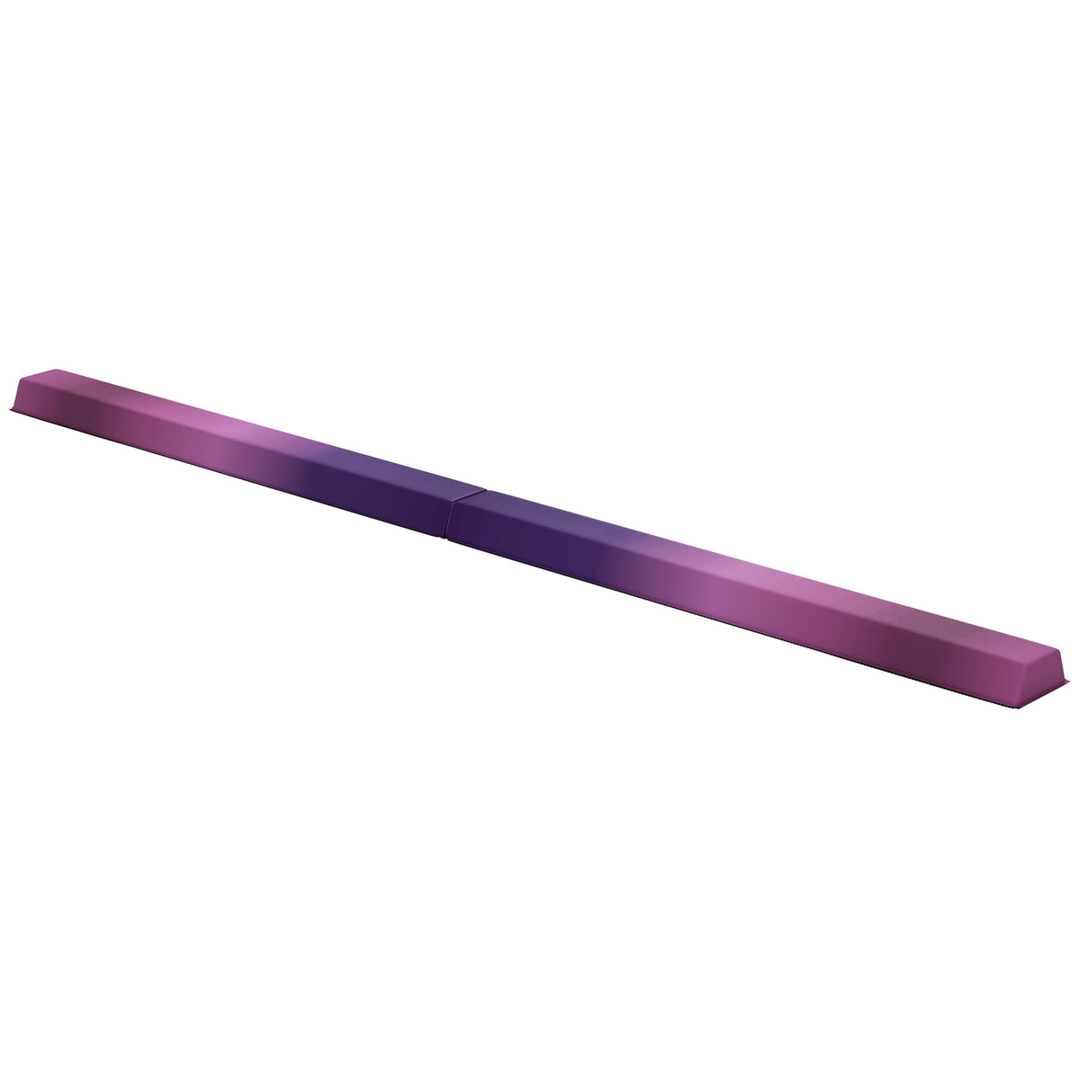 Poutre de gymnastique pliable fond antidérapant, poignée de transport, 236 x 10/15 x 6,5 cm violet et rose-0