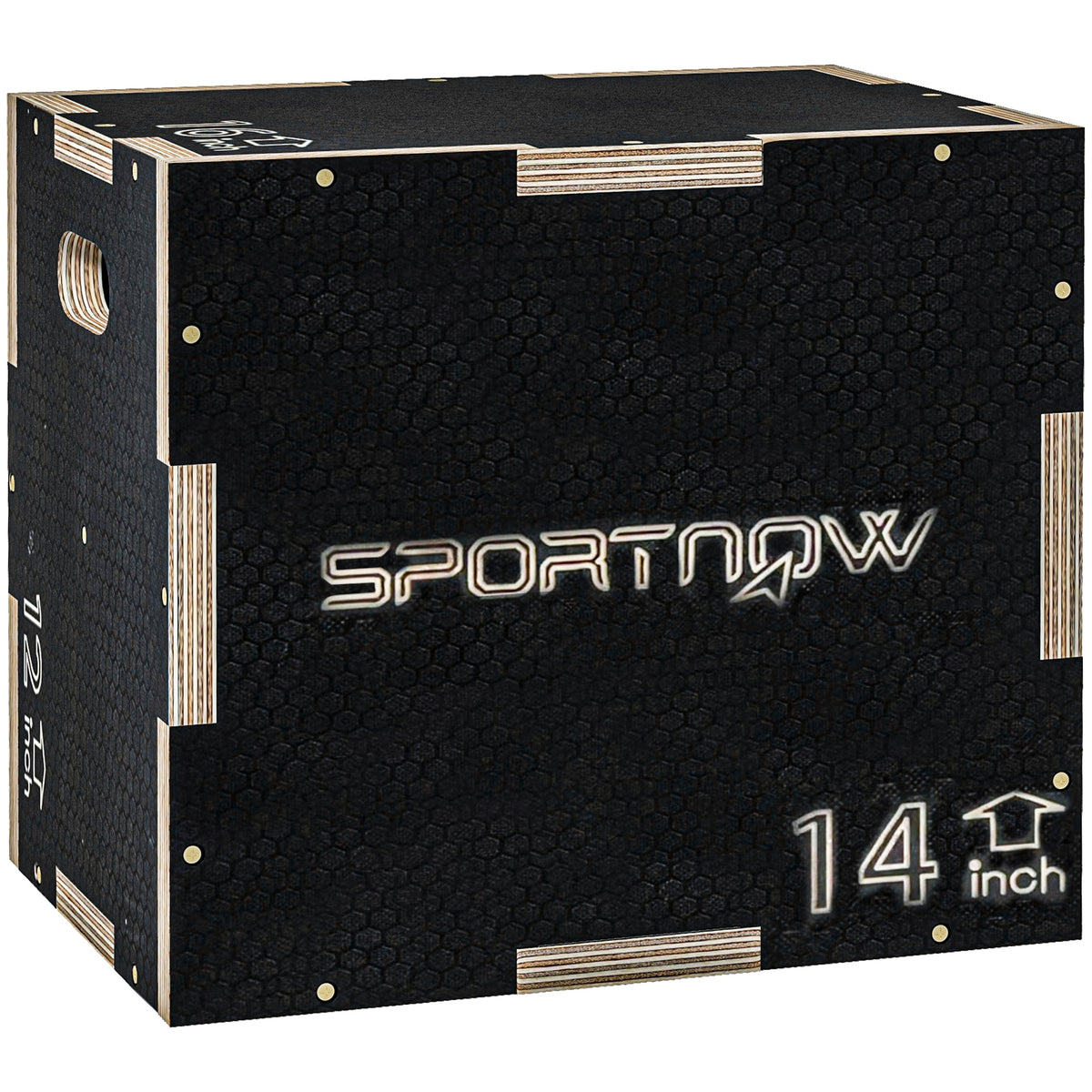 Box Jump pliométrie 3 en 1 boîte à saut musculation fitness pour box training en bois, 30,5/35,5/40,5H cm-0