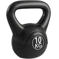 Kettlebell 10 kg, haltère avec poignée ergonomique, haltère à boule, musculation, entraînement, 25 x 19 x 28 cm noir-0