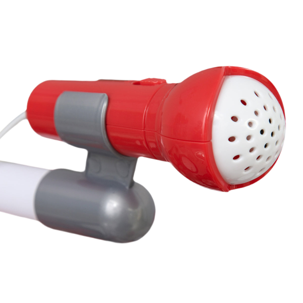 Kit de Batterie pour Enfants avec Tabouret, Clavier Électronique, Microphone, Connecté via USB, 77,5x40x76,5cm, Rouge-9