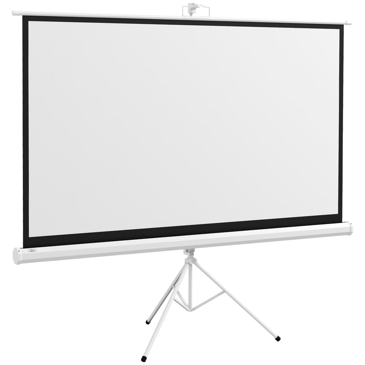 Écran de Projection avec Ttrépied Pliable 84 Pouces 4K HD 16:9, 200Lcm, Écran Vidéoprojecteur Portable, Hauteur Réglable-0