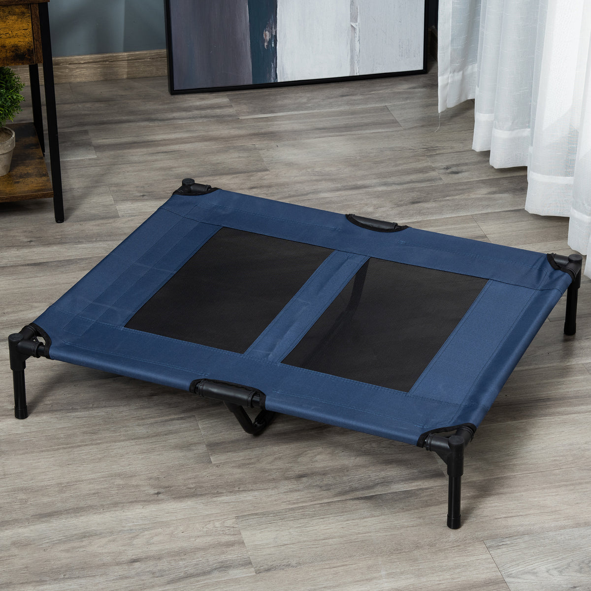 Lit sur pieds lit pour chien chat lit de camp lit surélevé aniamux tissu Oxford textilène micro-perforé acier-9