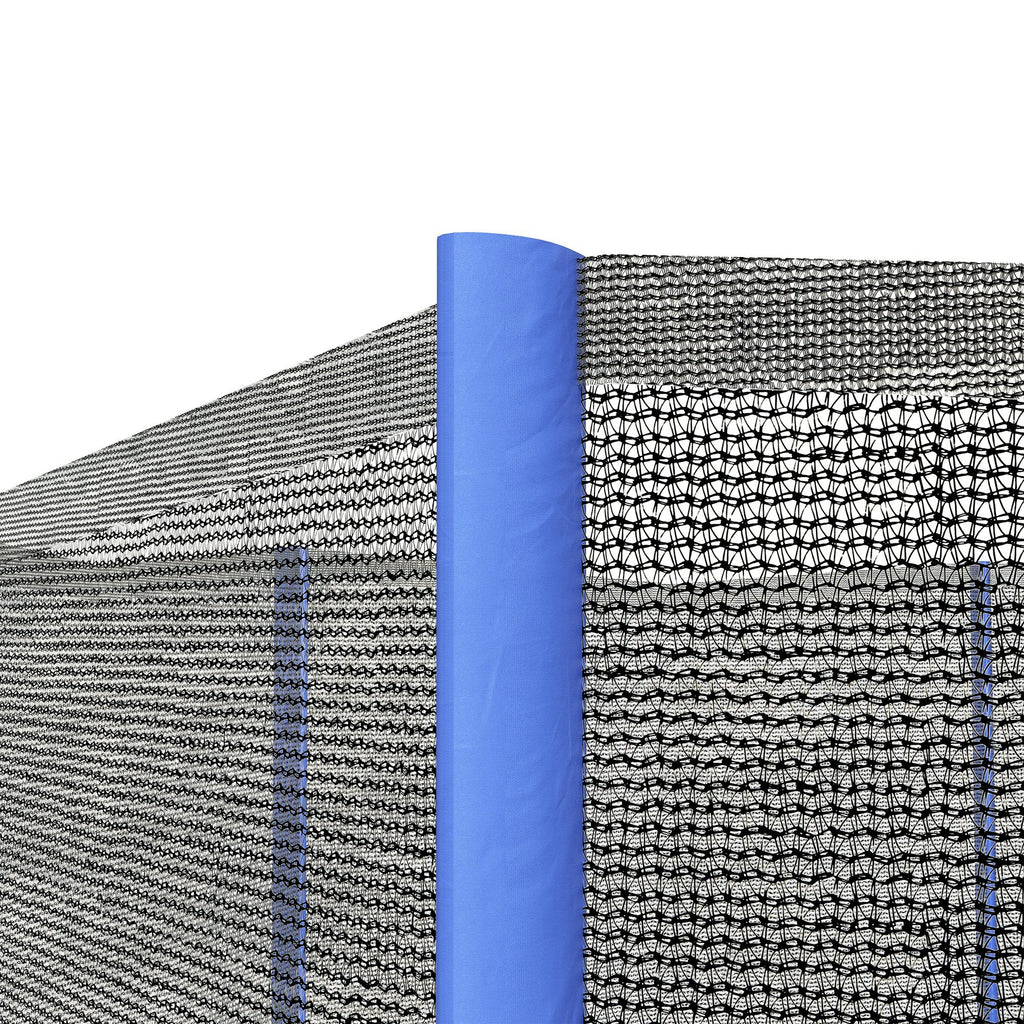Filet de remplacement pour trampolines Ø 366 cm 8 poteaux droits filet de sécurité pour trampolines, entrée zippée-6