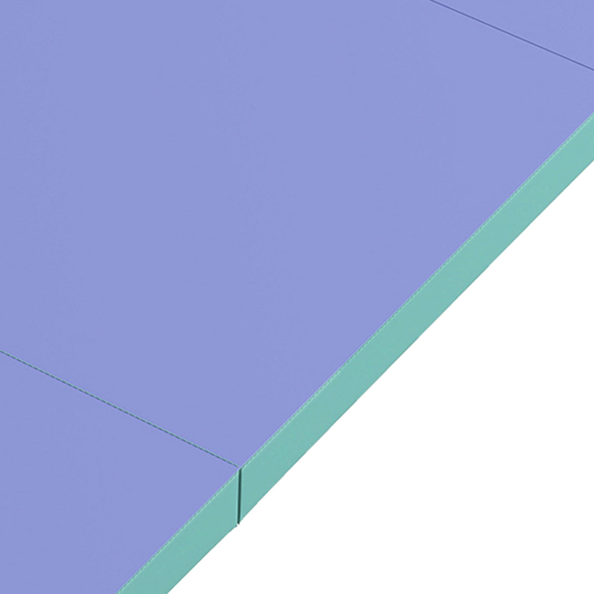 Tapis de gymnastique pliable portable, tapis de sport épais en 4 parties avec poignées, 180 x 60 x 5 cm, vert et violet-8