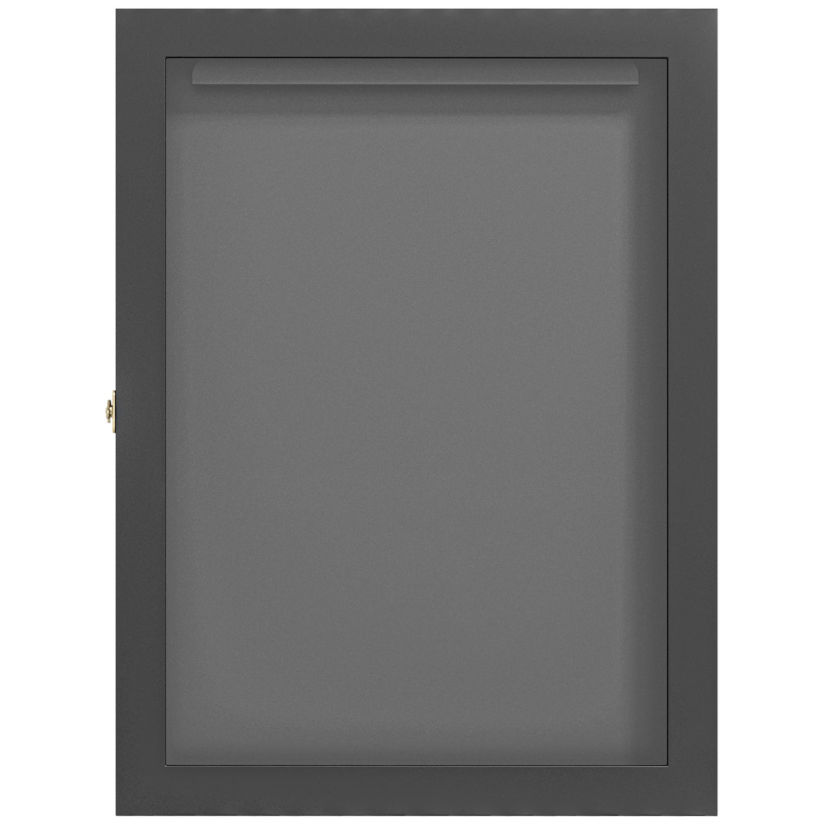 Frame box T-frame cadre pour maillot porte acrylique doublure interne feutre 71 x 6,5 x 89 cm noir-0