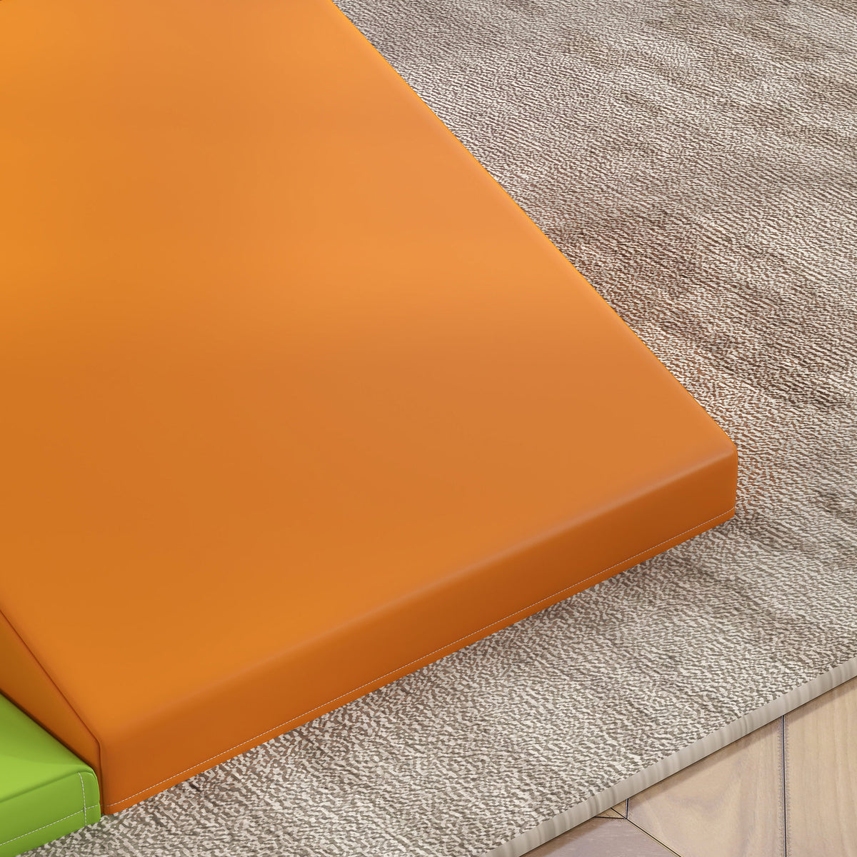4 blocs de construction XL - modules de motricité - mousse EPE polyuréthane, vert orange violet et bleu-7