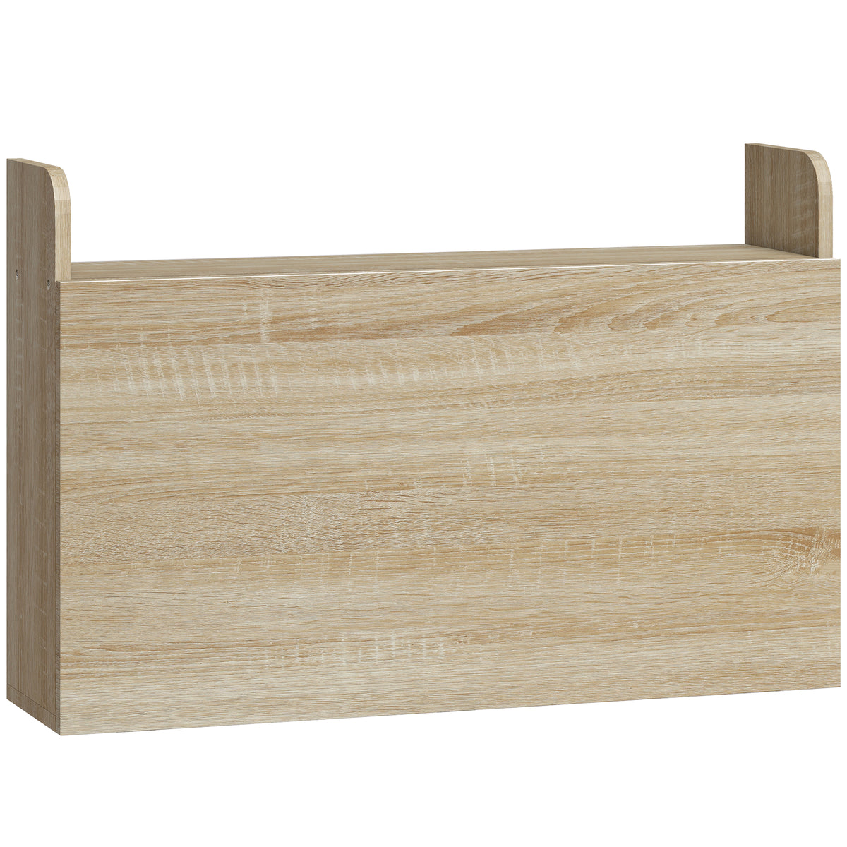Bureau suspendu table murale table d'ordinateur murale et tablette rabattable avec rangements - 77 x 20 x 51 cm-0