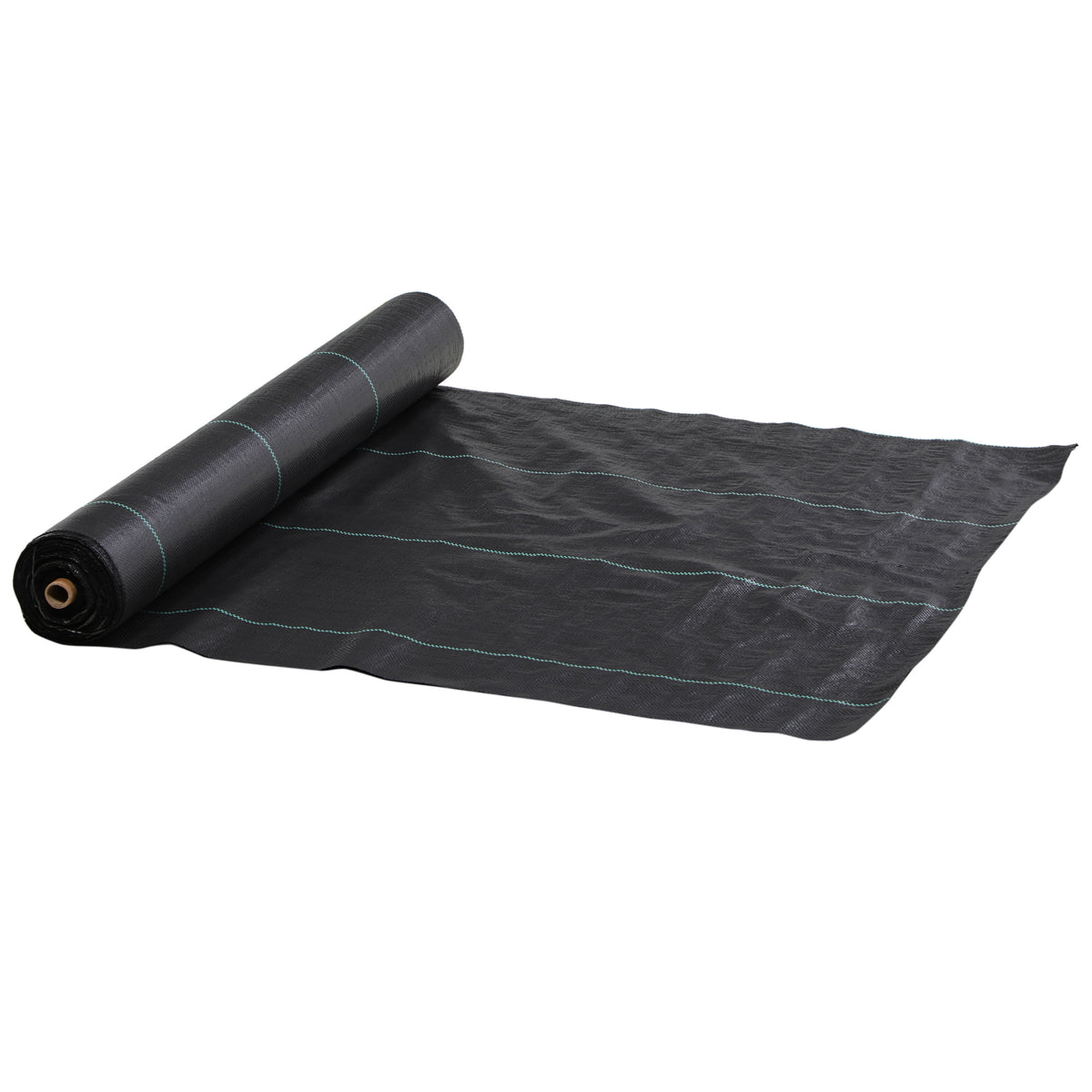 Toile de paillage géotextile de paillage contre les mauvais herbes 100 x 2 m résistant aux déchirures polypropylène noir-0