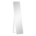 Miroir sur Pied et Mural rectangulaire dim. 37L x 43l x 156H cm Bois Aspect Blanc-0