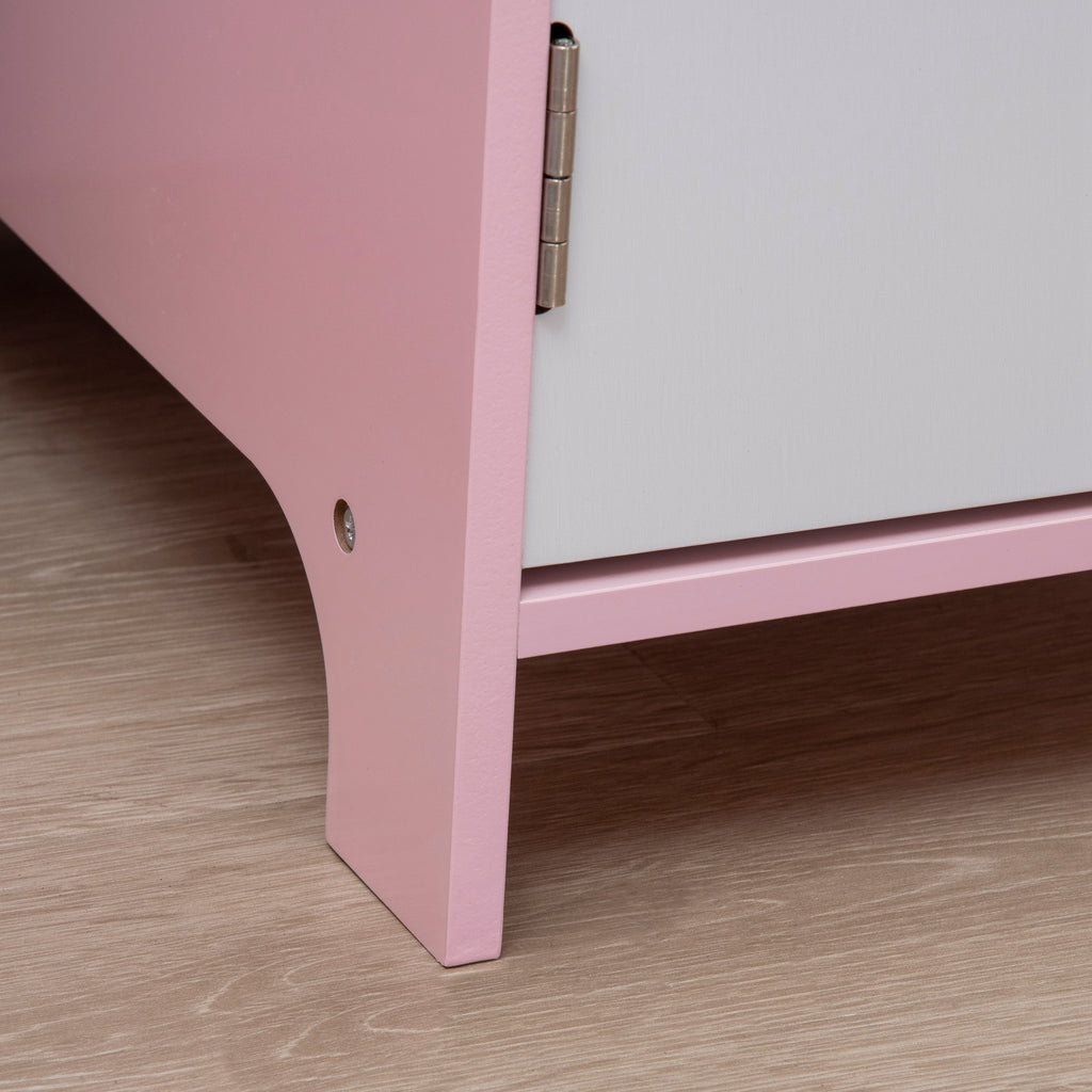 Ensemble table et chaise pour enfant avec tableau blanc - bureau pour enfant +5 ans - 90L x 45l x 85H cm rose-7