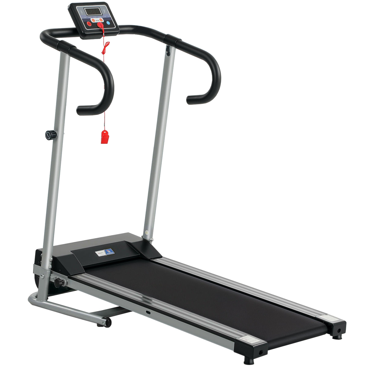 Tapis de course Fitness électrique pliable - .fr x FFHandball - 1 à 10 Km/h écran multifonctions - puissance 500 W-0