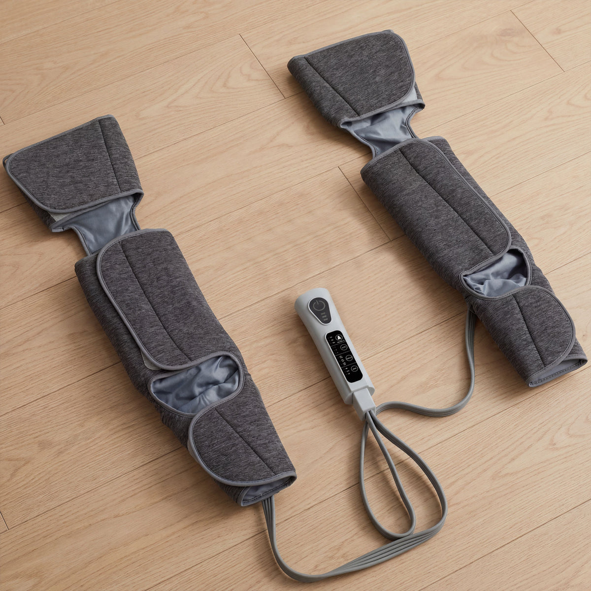 Masseur de jambes, masseur de compression pour les mollets, les genoux, les pieds avec chaleur, 3 modes automatiques-2