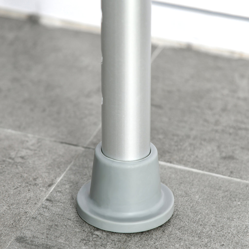 Tabouret de douche siège de douche antidérapant tabouret de bain hauteur réglable pivotant à 360° en aluminium-8