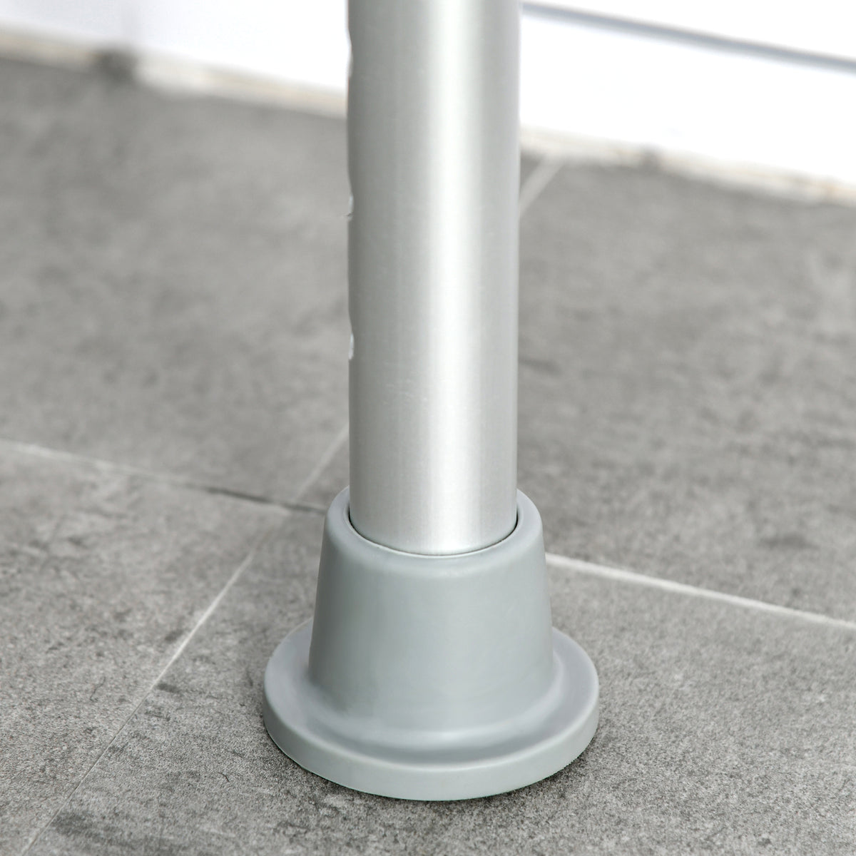 Tabouret de douche siège de douche antidérapant tabouret de bain hauteur réglable pivotant à 360° en aluminium-8