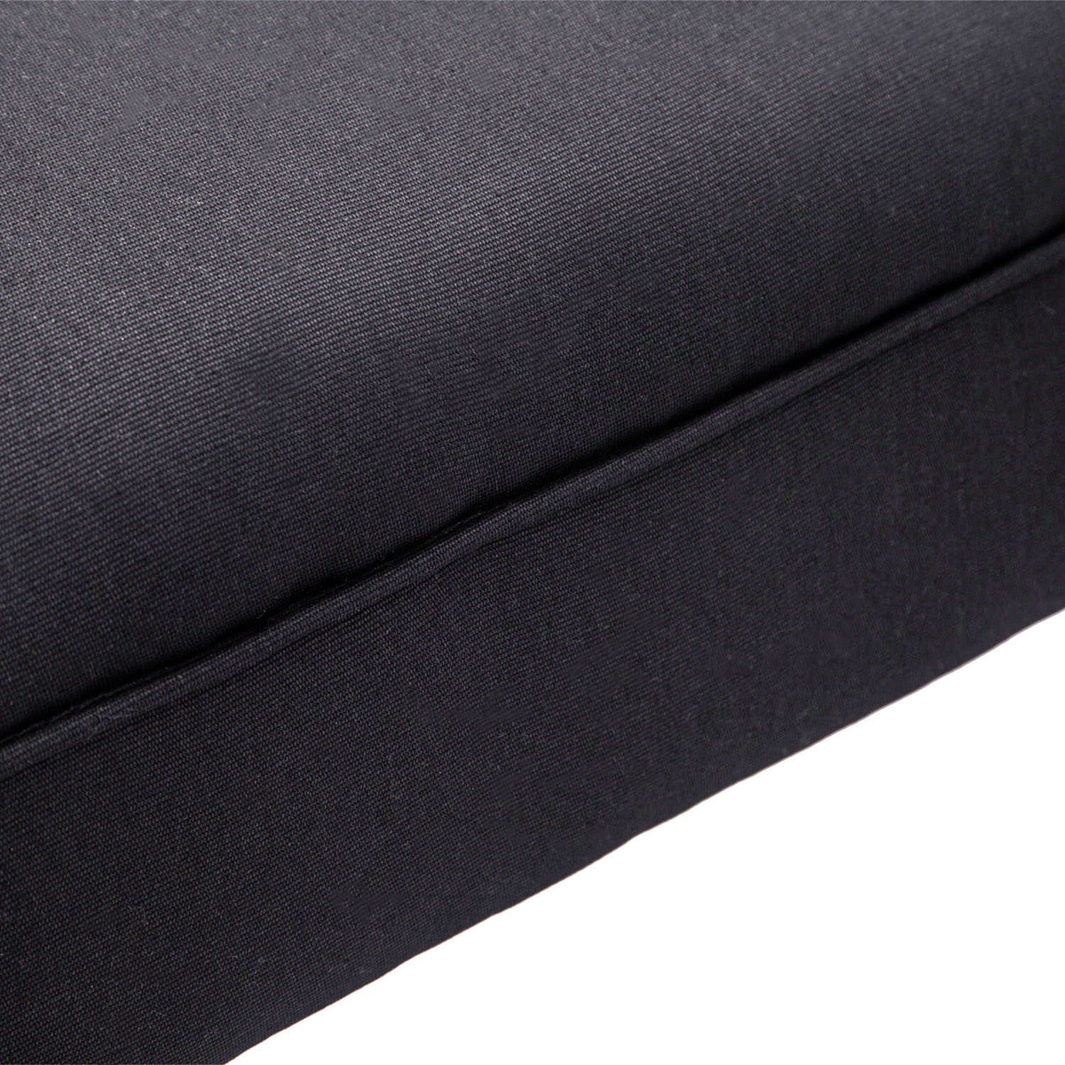 Banc Entrée Bout de Lit Rembourré pour Chambre à Coucher, Tissu à Voile, 102 x 36 x 51 cm, Noir-7