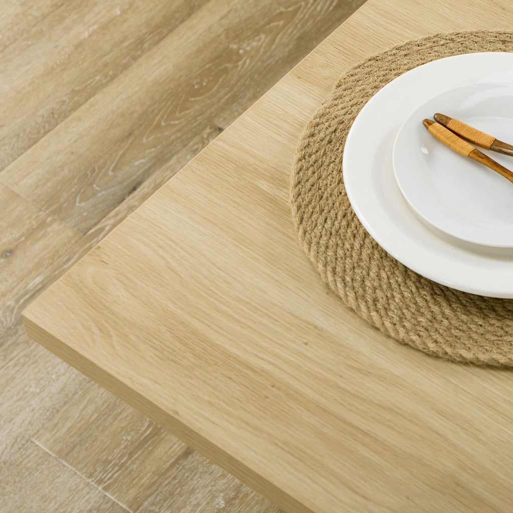 Ilot central cuisine table avec grand plan de travail 4 personnes - dim. 110L x 70l x 75,5H cm-8
