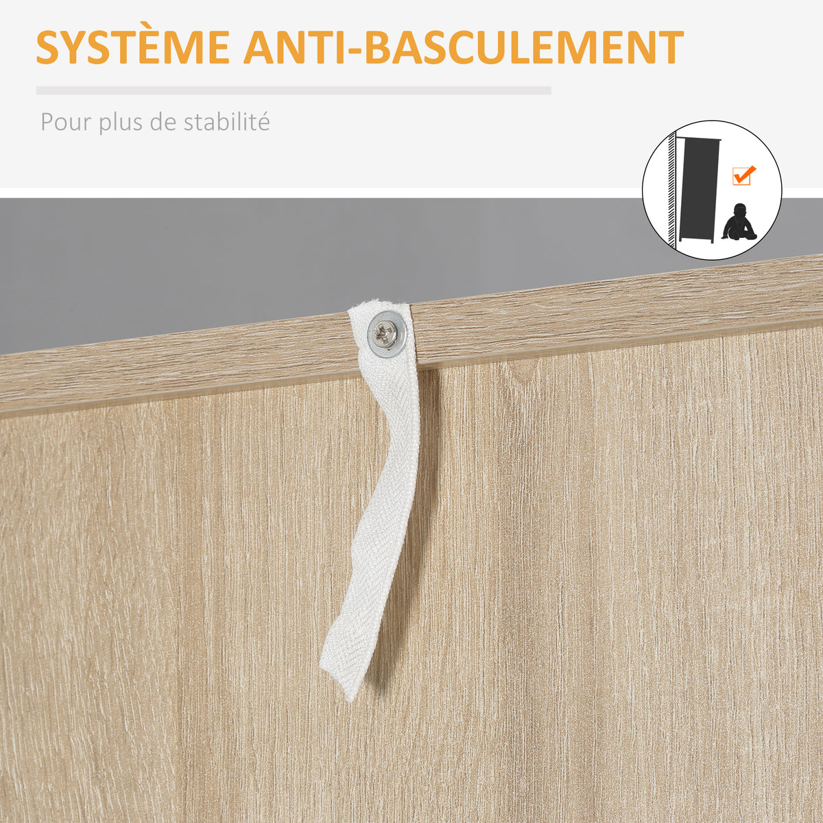 Buffet de cuisine armoire de cuisine multi-rangements 2 tiroirs 1 placard + grand plateau 60 x 38 x 168 cm MDF blanc-4