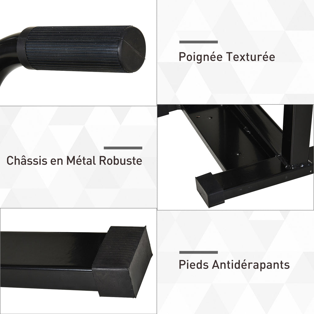 Support universel de moto réglable cric hydraulique lève moto béquille d'atelier stand moto tout-terrain moto cross supermotard noir-5