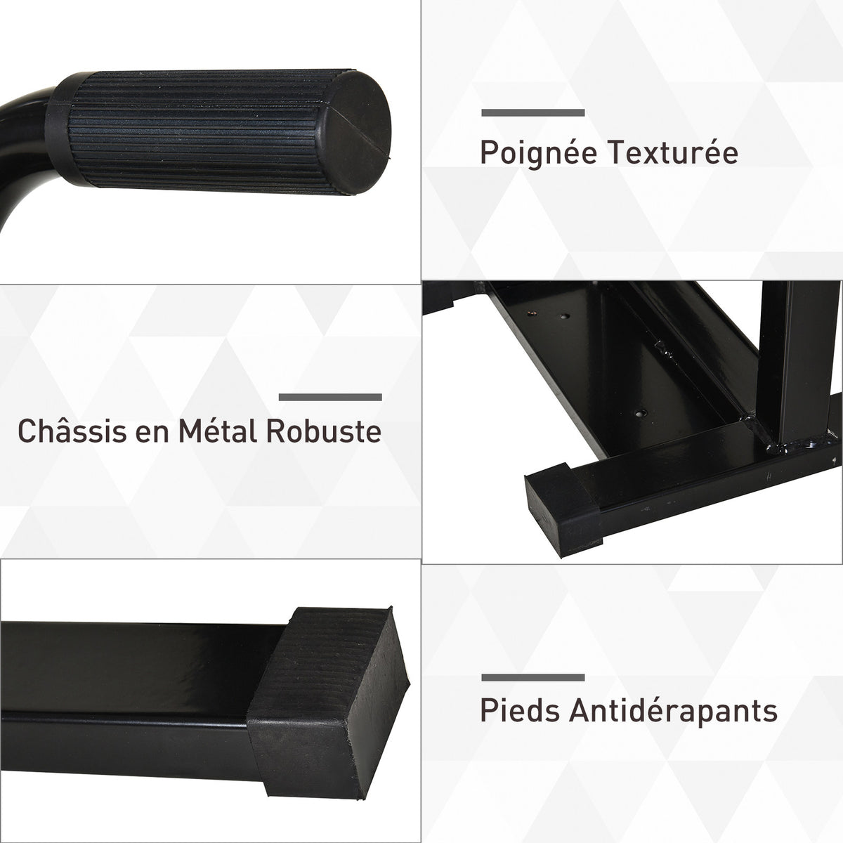 Support universel de moto réglable cric hydraulique lève moto béquille d'atelier stand moto tout-terrain moto cross supermotard noir-5