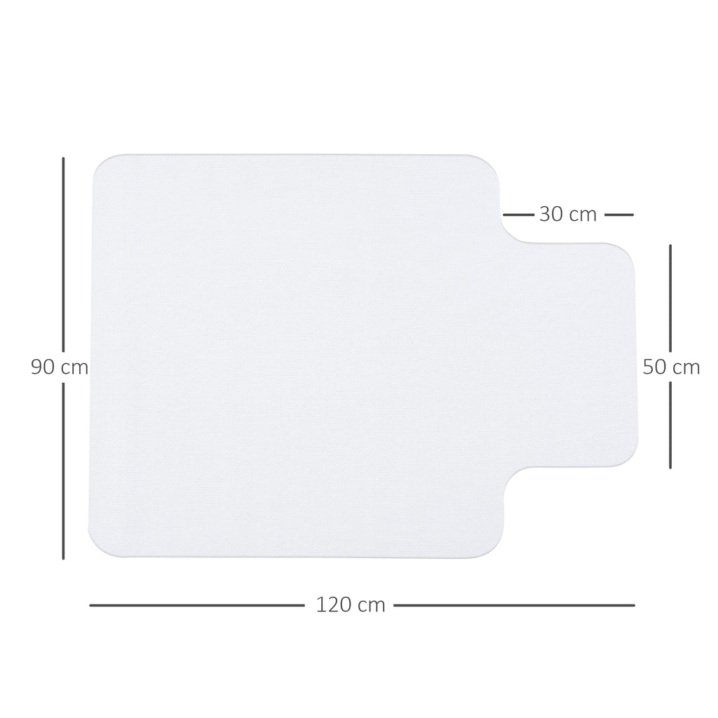 Tapis chaise de bureau 90 x 120 cm antidérapant, tapis de sol bureau résistant aux rayures, transparent-2