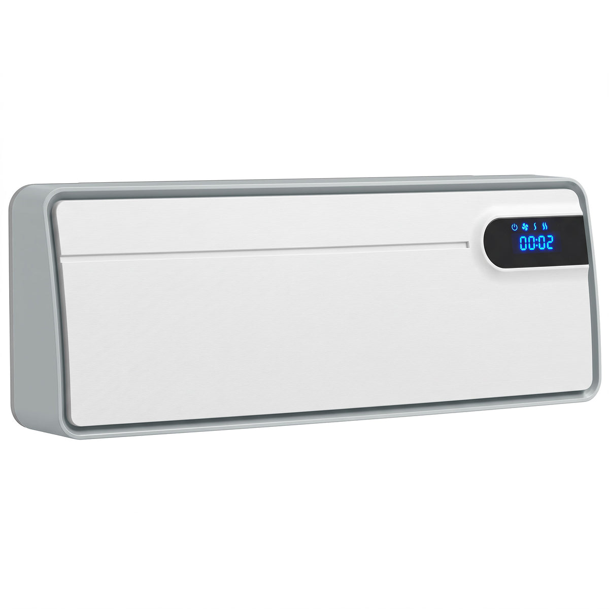 Chauffage Mural en Céramique Intelligent 2000 W, Wi-Fi, Compatible Alexa et Google Home, Oscillation, Blanc-0