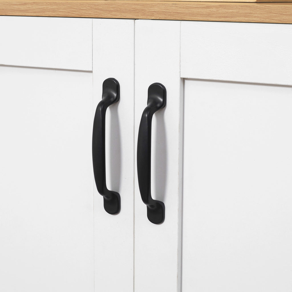 Meuble de rangement buffet cuisine avec 2 portes et 2 étagères réglables 90 x 39,5 x 88 cm-7