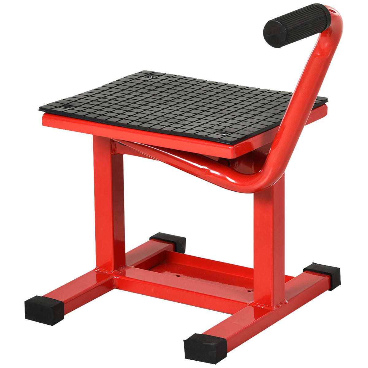 Support universel de moto réglable cric hydraulique lève moto tout-terrain moto cross supermotard rouge-0