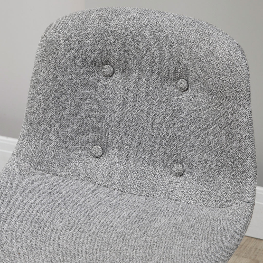 Ensemble table de bar avec tabourets table à manger debout avec 4 chaises rembourrées pieds en acier 120x60x91cm gris-8