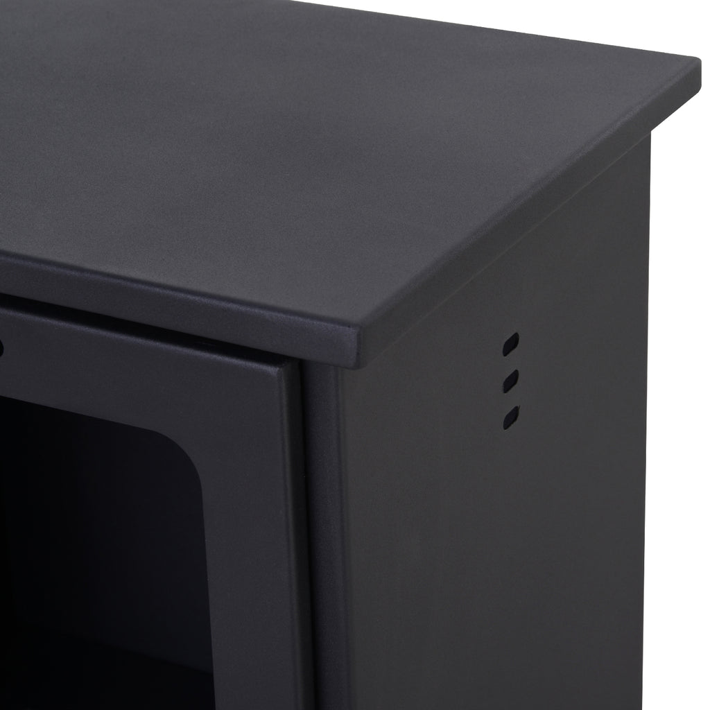 Cheminée bioéthanol sur Pieds brûleur 0,9 L, 3h de durée de combustion Style néo-rétro poêle dim. 40L x 30l x 50H cm Couverture 20-25 m² Noir-8