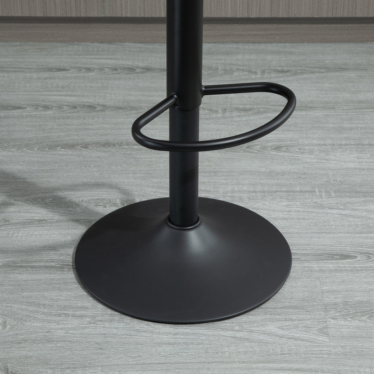Lot de 2 tabourets de bar style vintage hauteur réglable pivotant avec repose-pied marron-7