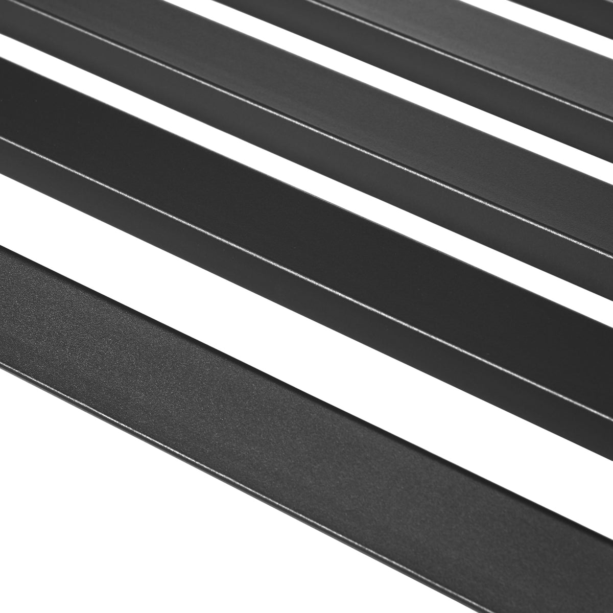 Banc de Jardin Design Contemporain 2 Places dim. 127L x 58l x 82H cm métal époxy Noir-7