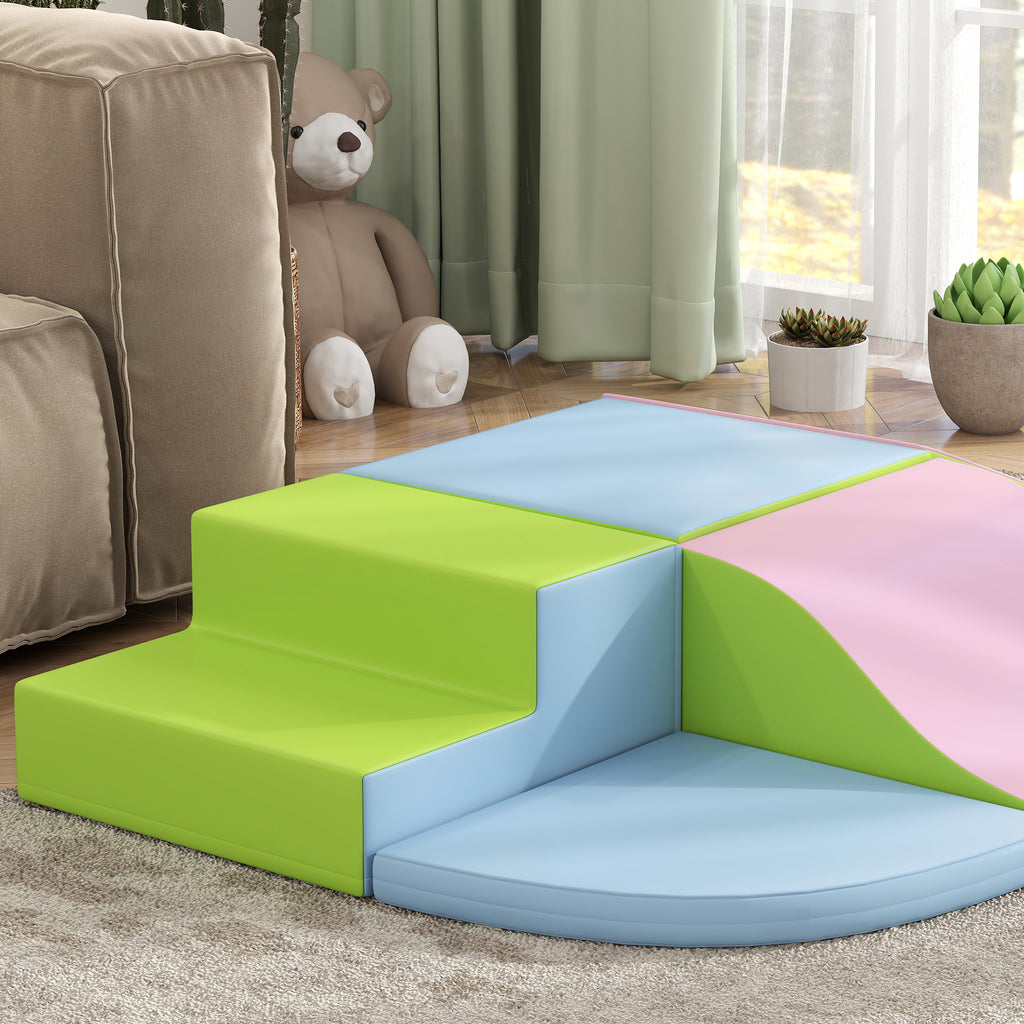 Module motricité bébé 6PCS parcours motricité bébé en mousse EPE pour enfants d'âge préscolaire, multicolore-7