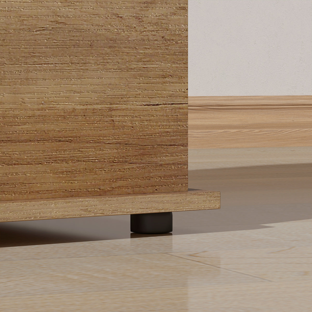 Coffre de rangement, banc de rangement avec couvercle rabattable et charnières de sécurité, 100 x 40 x 40 cm, marron-9