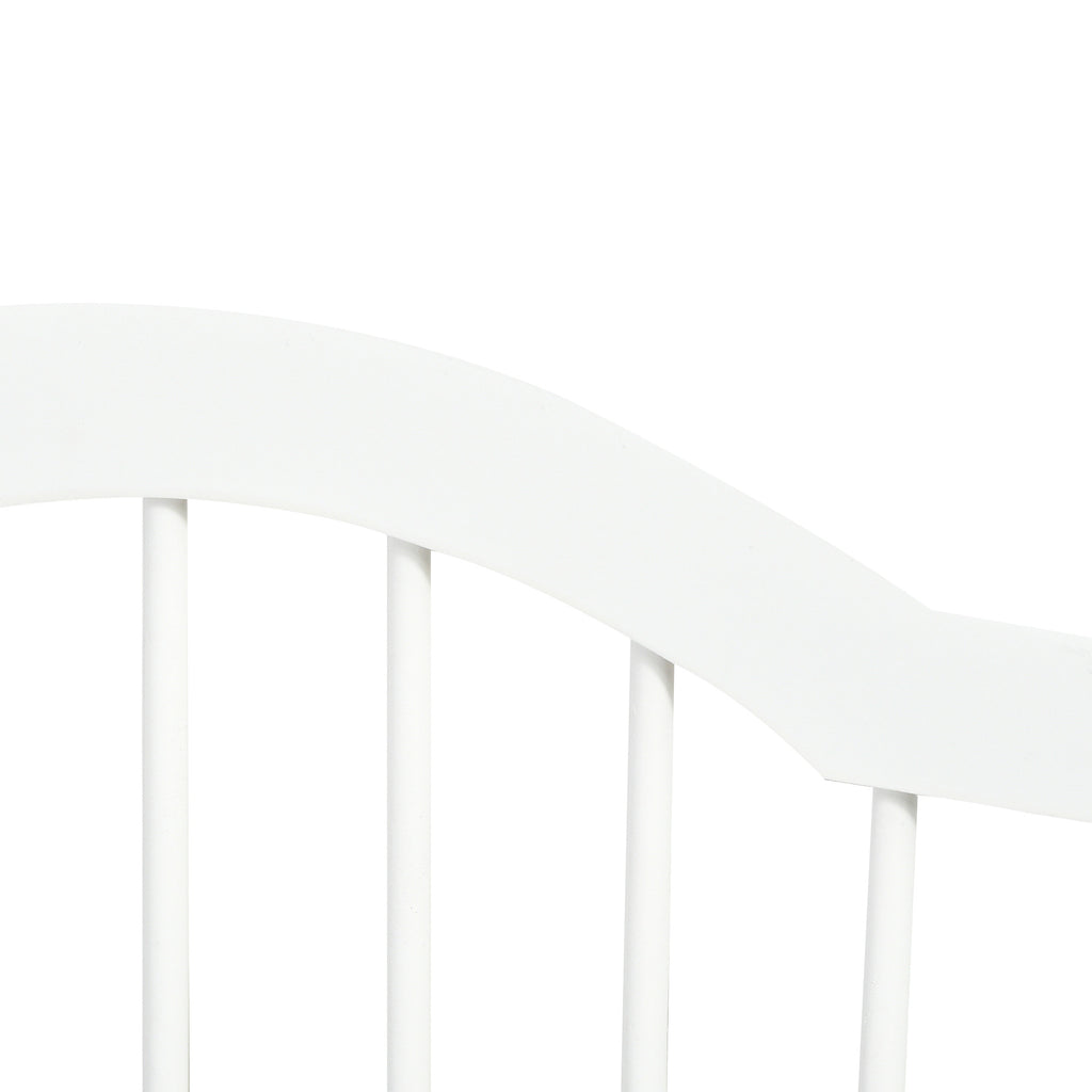 Lot de 2 barrières de sécurité barrière modulable pliable pour animaux de compagnie pied de support 154,5 x 61 cm blanc-8