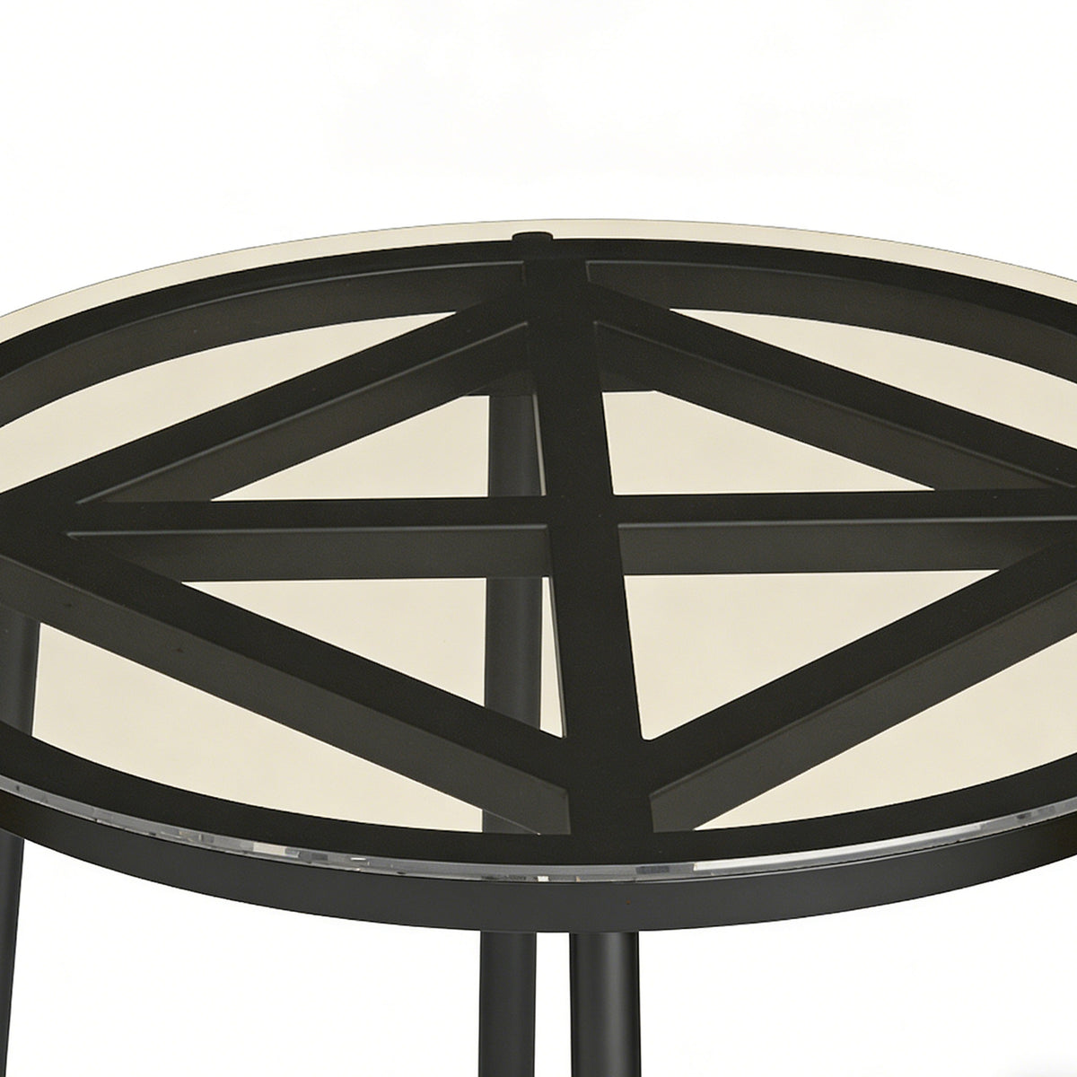 Salon de Jardin Extérieur 3 Pièces en Résine Tressée, Table en Verre Trempé, 2 Fauteuils avec Coussins, 62x73x79cm, Crème-9