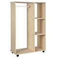 Armoire penderie Armoire de Rangement Mobile Panneaux de Particules Coloris chêne Clair-0