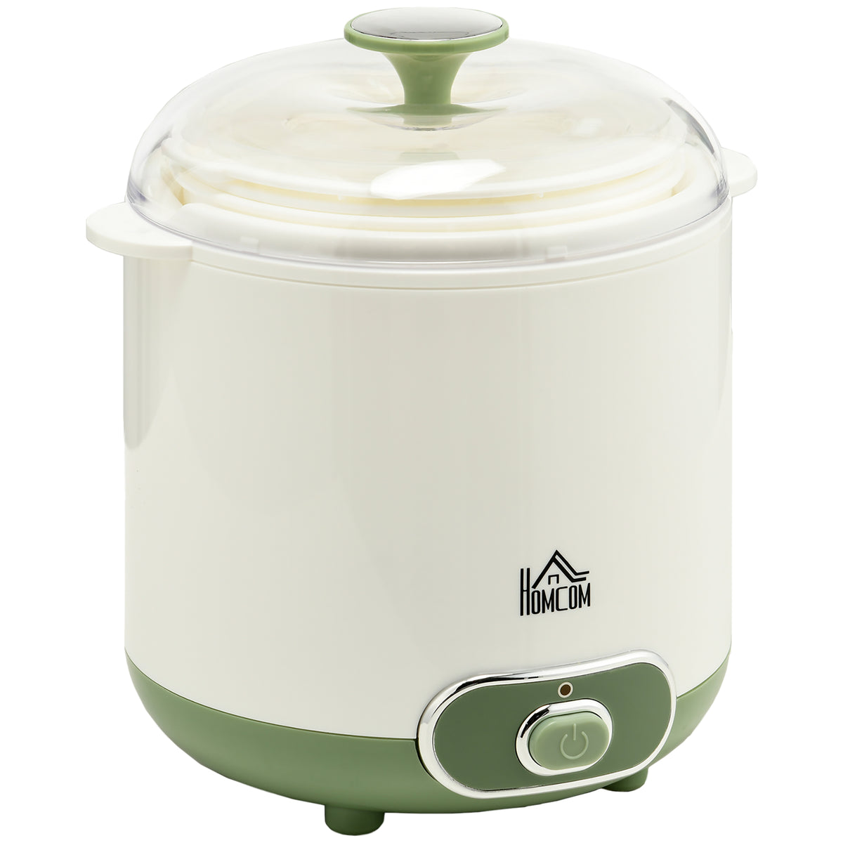 Yaourtière électrique avec 2 récipients de 1,5L filtre pour yaourt grec et 2 couvercles, puissance 20W blanc-0