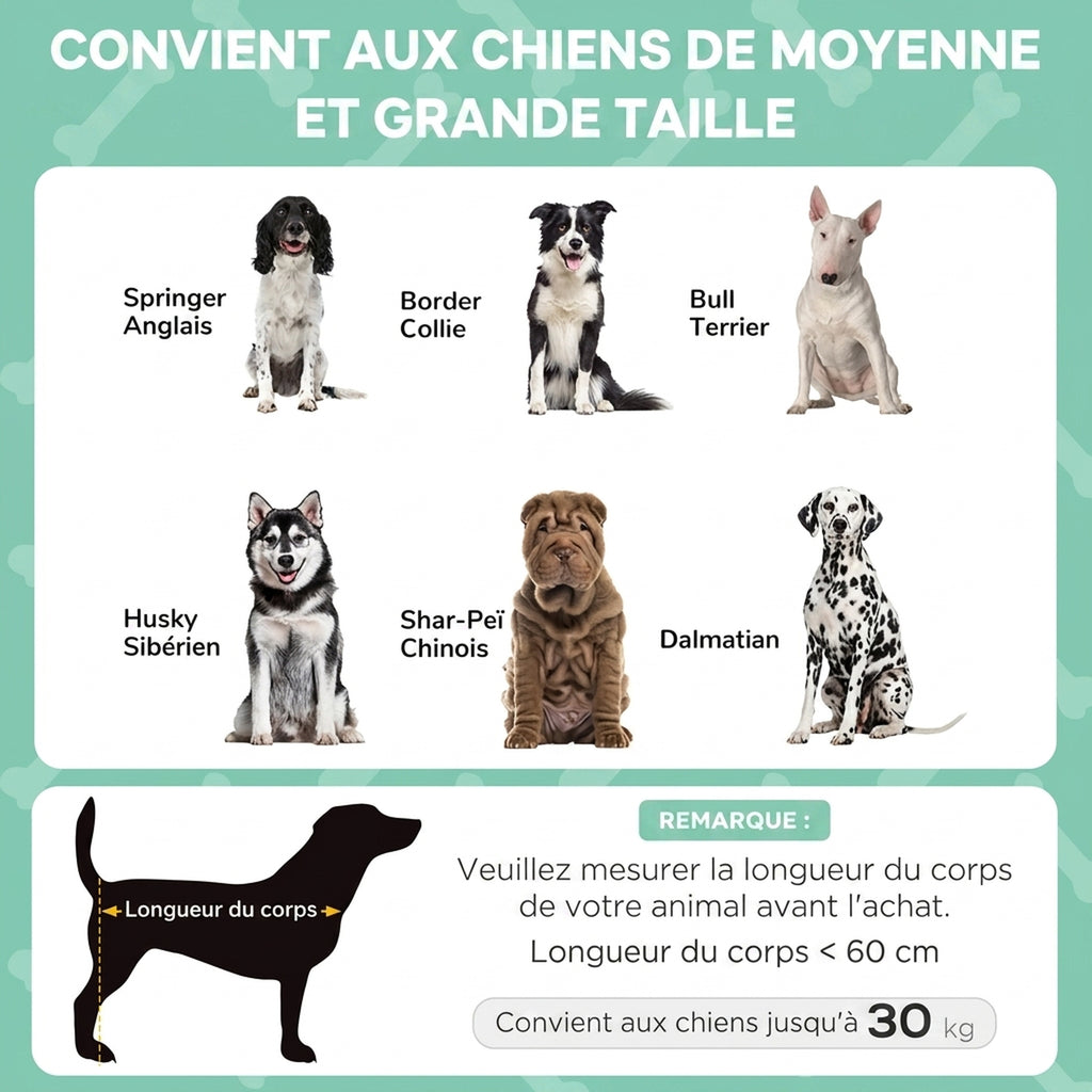 Lit pour chien chat sur pieds grand confort velum anti-UV oxford sac de transport inclus 91 x 76 x 85 cm gris-3