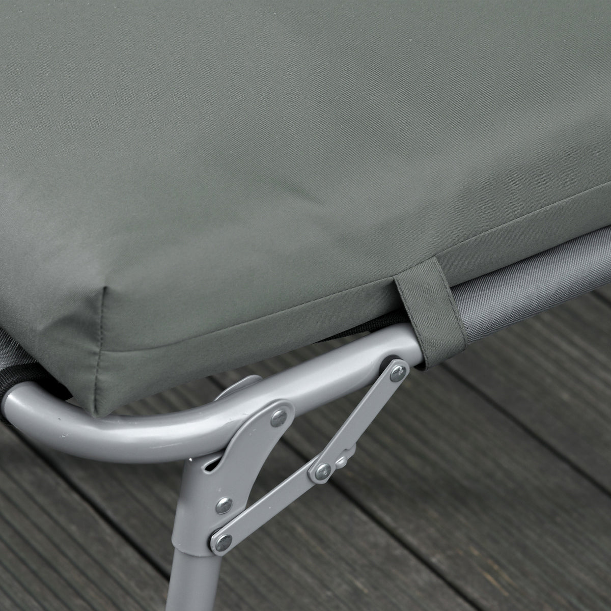 Lot de 2 Matelas pour Chaise Longue transat Bain de Soleil avec Sangles d'attache pour Jardin MATELAS-6