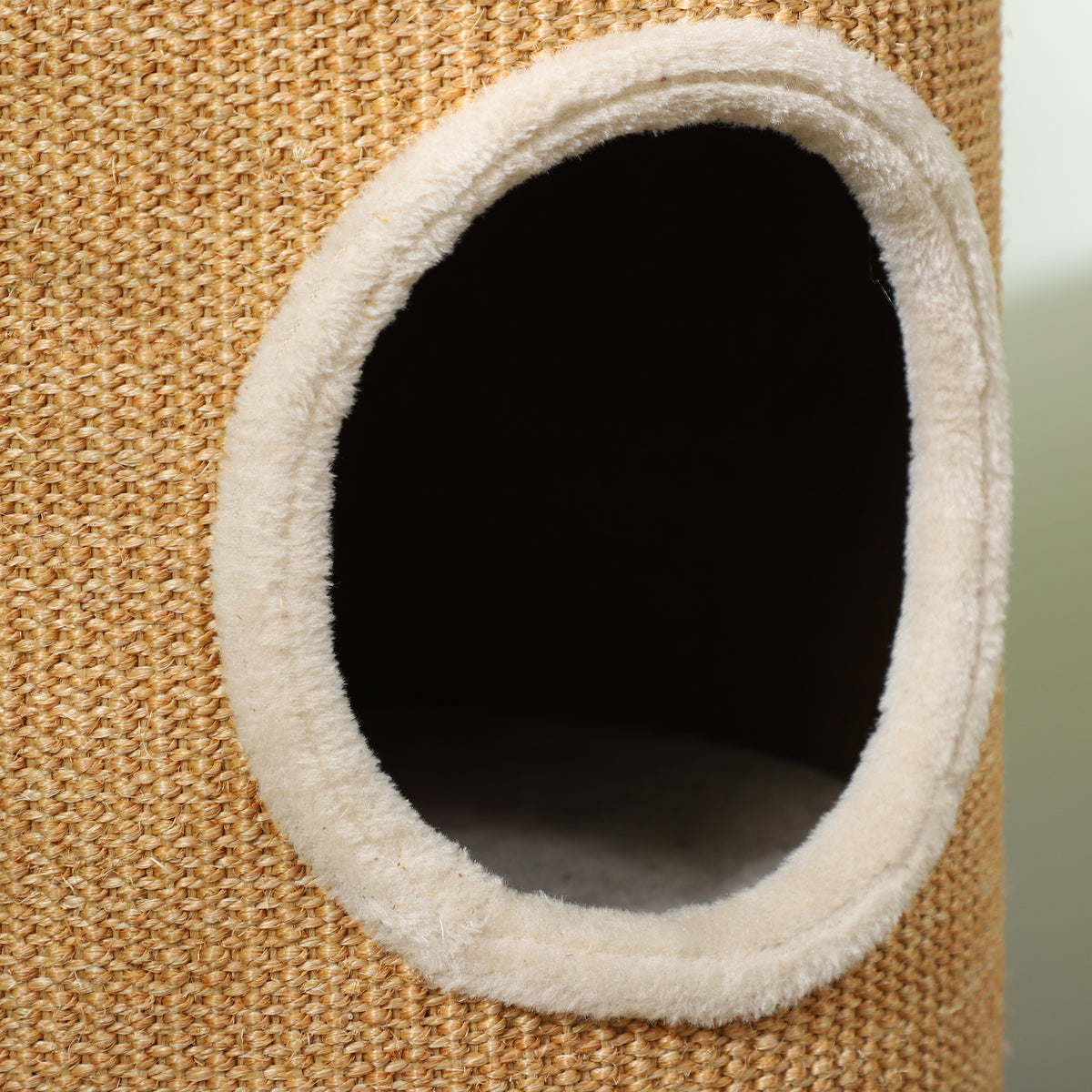 Tonneau à gratter pour chat tour à griffer arbre à chat à 2 couches en sisal naturel pour 1 à 2 chats Ø 35 x 60H cm-7