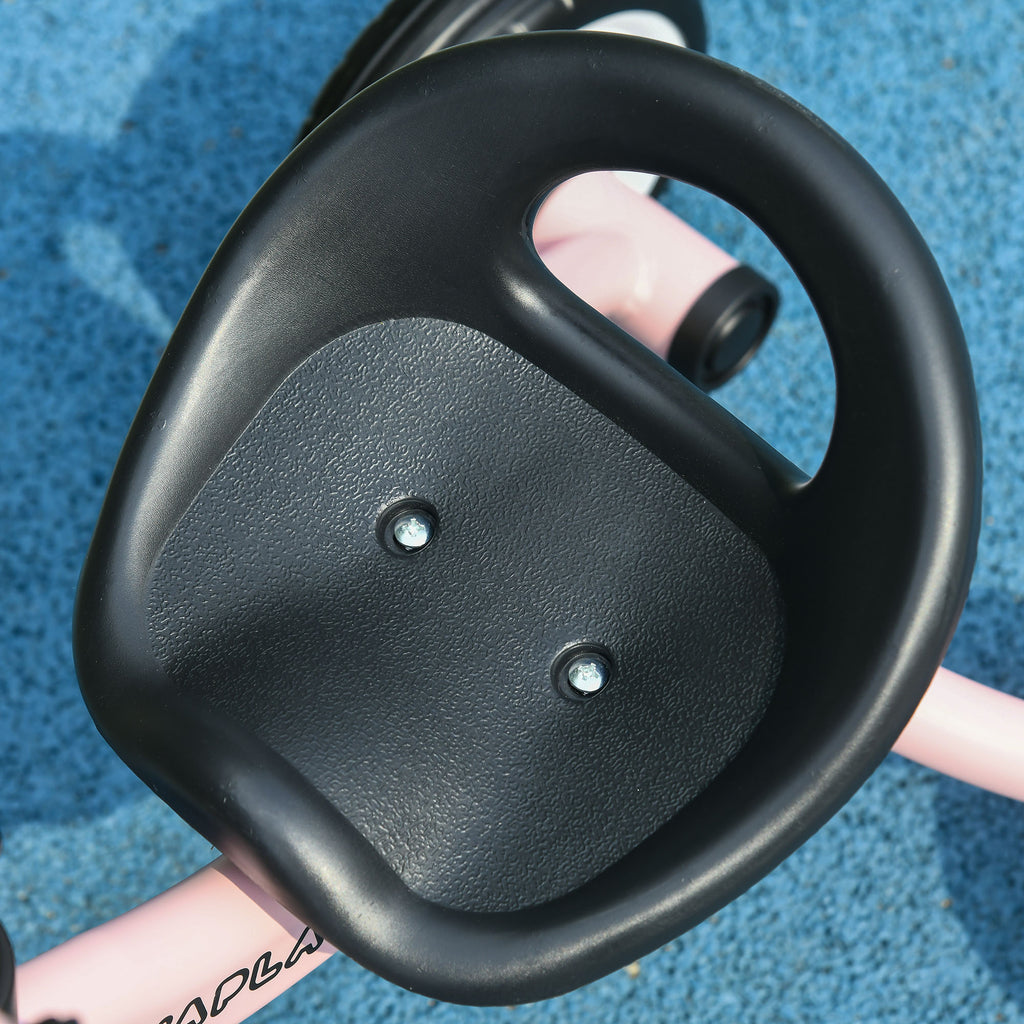 Tricycle enfants avec sonnette et panier selle réglable avec dossier - pour enfant de 2 à 5 ans rose-7