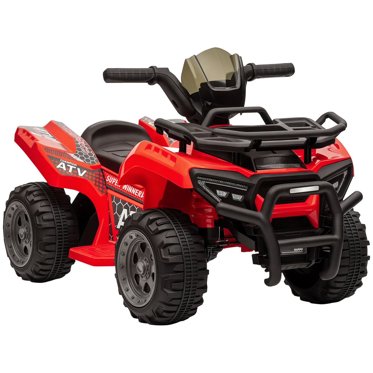 Quad buggy voiture électrique enfant quad électrique 18-36 mois 6 V 2 Km/h max. rouge-0
